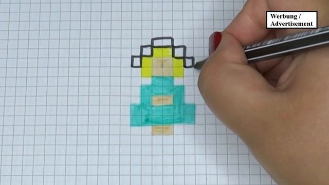 DIY Handmade Drawing Pixel Art | How to draw a cute Christmas Angel | Draw with me | Fairy смотреть онлайн