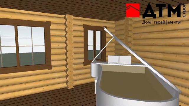 3D экскурсия по проекту дома "Юсупов" от строительной компании ДТМ Строй смотреть онлайн