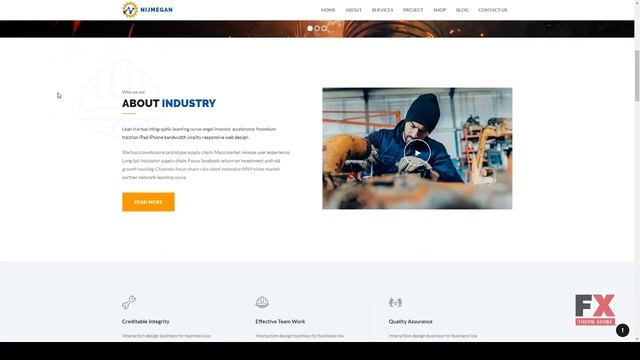 Nijmegan - Factory and Industrial Business WordPress Theme Iss смотреть онлайн