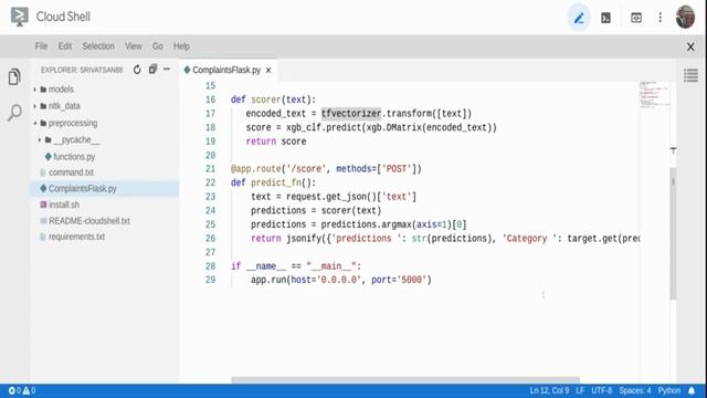 Machine Learning model deployment using Flask - Multi Class Text Classifier смотреть онлайн