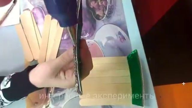 ШКАТУЛКА ИЗ ДЕРЕВЯННЫХ ПАЛОЧЕК. Как сделать шкатулку из палочек для мороженого. Поделка для мамы DI смотреть онлайн