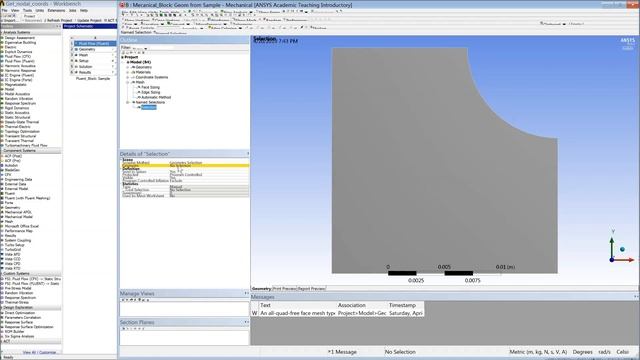 Tutorial: How to export nodal coordinates from an ANSYS Sturctural mesh. смотреть онлайн