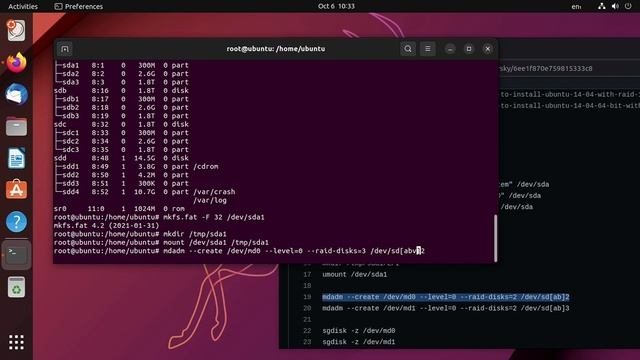 How to install Ubuntu 22.10 Kinetic Kudu on Raid 0 and make it bootable смотреть онлайн