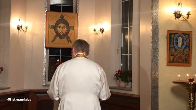 Великая вечерня на русском языке. Попразднство Преображения. Прямая трансляция богослужения смотреть онлайн