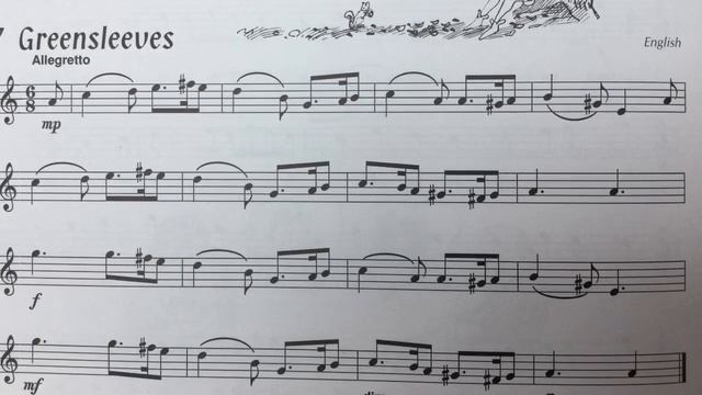 WMS Woodwind - Grade 1 - 'Greensleeves' for Instruments in C смотреть онлайн