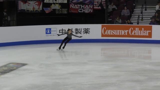Anna Shcherbakova Skate America GP Practice Ice 2019 смотреть онлайн