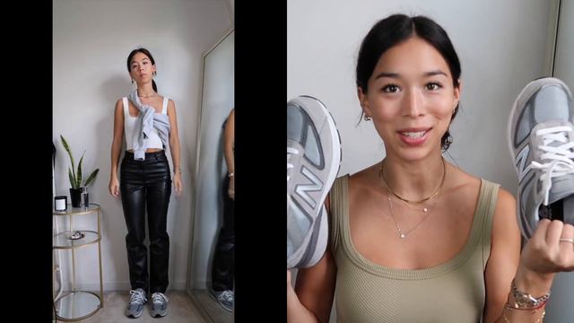 HOW TO STYLE BLACK LEATHER PANTS FOR FALL смотреть онлайн