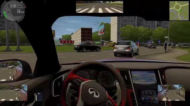 Infiniti Q50 ER 2014 -for City Car Driving 1.5.6 (day) смотреть онлайн