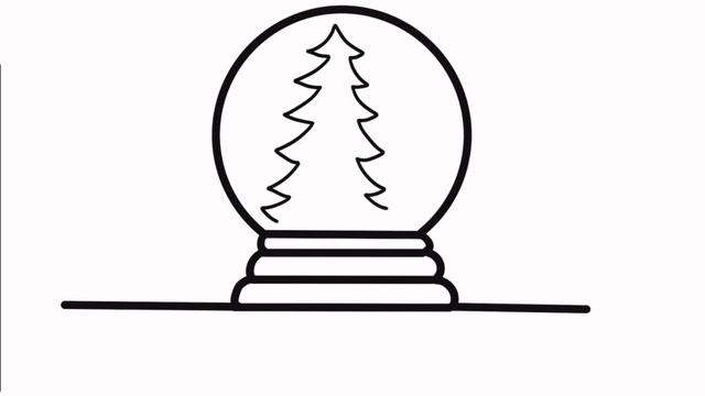 How to draw a Snow Globe for CHRISTMAS 🎅🏼❄️🎄 Step by step 😍 | Small Artists смотреть онлайн