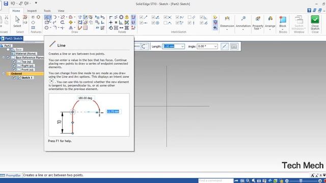SOLID EDGE STUDY ABOUT SKETCH 01 смотреть онлайн