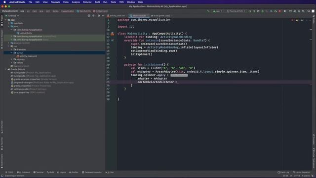 0099 Spinner {drop down list} смотреть онлайн