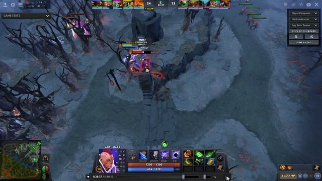 Tango stunning the Monkey King as an Anti-Mage in Dota2 смотреть онлайн