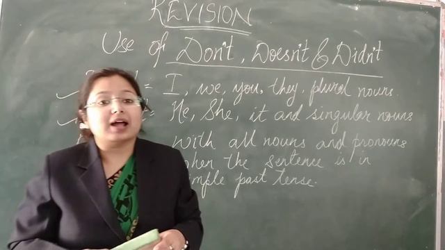 Class III- Revision of Don't, Doesn't and Didn't смотреть онлайн