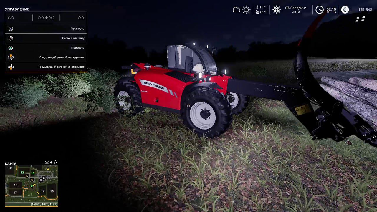 (PS4 Pro) FS19 Oberkrebach #68 Project Bio Мучение с погрузкой леса смотреть онлайн