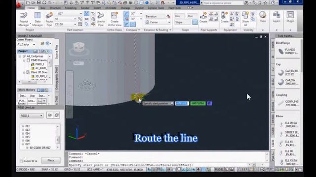 AutoCAD Plant 3D Demo of P&ID, 3D Piping, Isometric with Captions смотреть онлайн