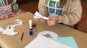 Мастер класс по изготовлению бумажных голубей «Белый голубь – символ мира»