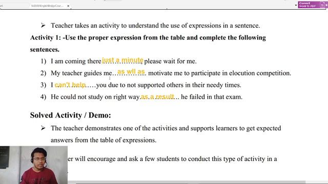 Bridge Course 10th English LO Statement 09 Activity-18 смотреть онлайн