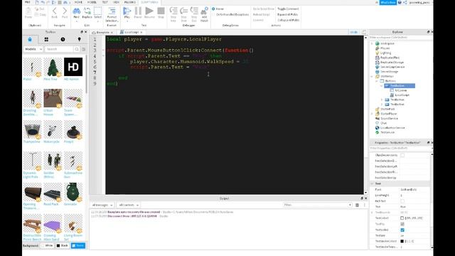 How to Make a Run, Sit and Reset Button in Roblox Studio! | Roblox Scripting Tutorial смотреть онлайн