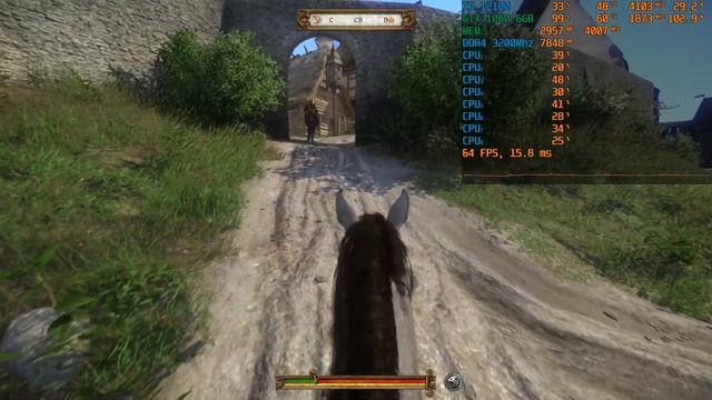 kingdom come deliverance - I3 12100 + GTX 1060 смотреть онлайн