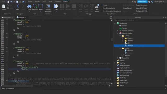 How to add admin into your roblox game! (Adonis) | ScriptBLOX смотреть онлайн