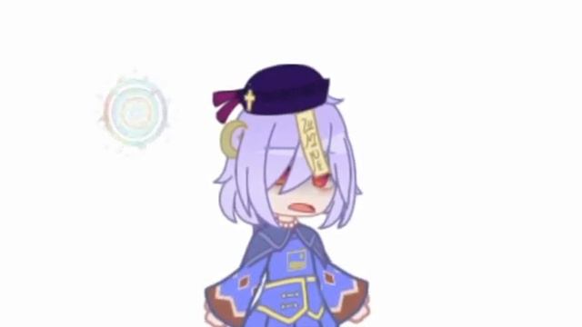Qiqi got to say something 🥺 | genshin impact | gacha club | meme смотреть онлайн
