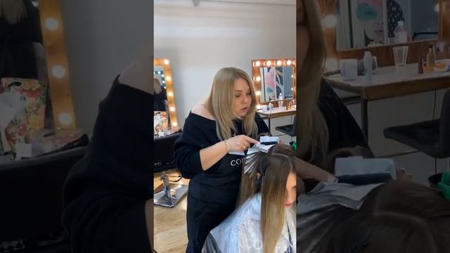 Окрашивание в стиле Babylight C брендом COIFFANCE PROFFESIONNEL Часть 1