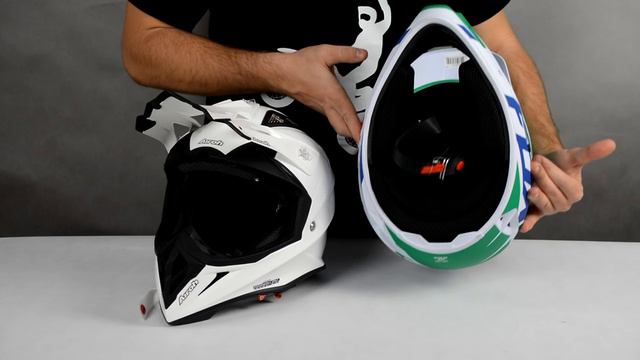 Как выбрать мотошлем. Сравнение дорогого и дешевого кроссового шлема. смотреть онлайн