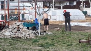 ДЕРЕВЕНСКИЕ ПОКАТУШКИ НА МОТОБЛОКЕ С ПРИЦЕПОМ