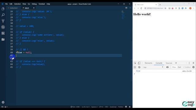 Основы JavaScript. #11 Условные операторы. смотреть онлайн