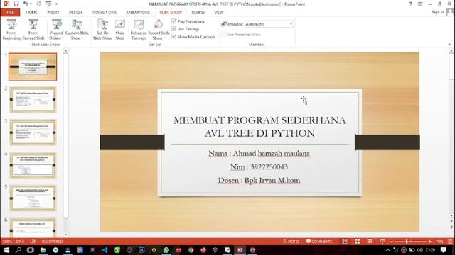 Contoh Pemograman AVL TREE pada PYTHON Sederhana смотреть онлайн