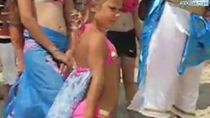 Дети на пляже. Отдых на Азовском море.