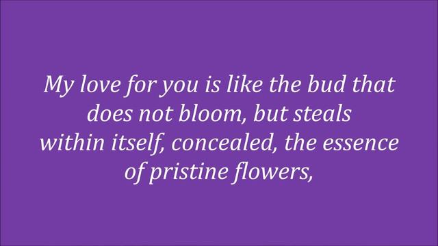 Sonnet XVII by Pablo Neruda (Translation) смотреть онлайн