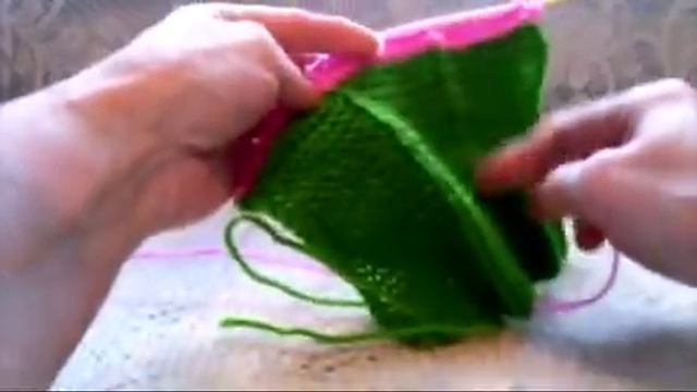 видео "Самый простой и легкий способ вязание следков спицами" смотреть онлайн