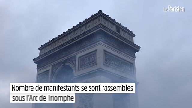 Gilets jaunes : escalade de violence sur la place de l'Etoile смотреть онлайн