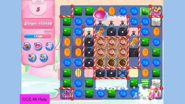 Candy Crush Saga Level 3703 NO BOOSTERS Cookie смотреть онлайн