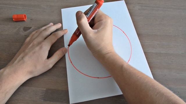Как нарисовать идеальный круг от руки • Лайфхак • Life hack смотреть онлайн