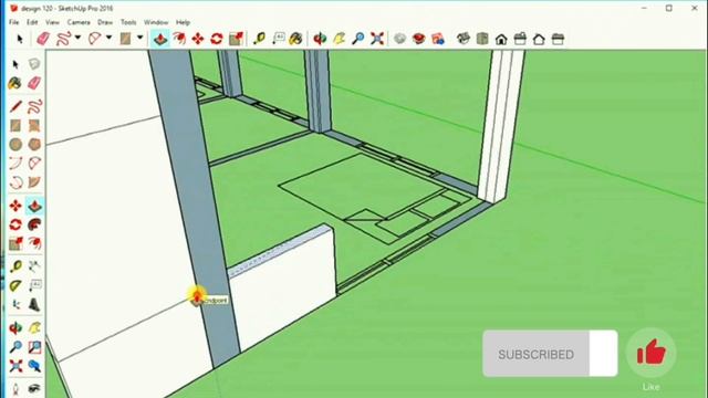 Input cad file 3D model Sketchup смотреть онлайн
