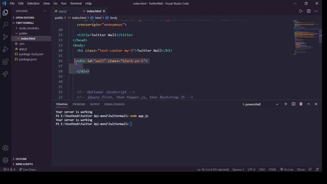Socket.io || Twitter Wall || Backend Mondays - 02 || Team SHaKTiMaan смотреть онлайн