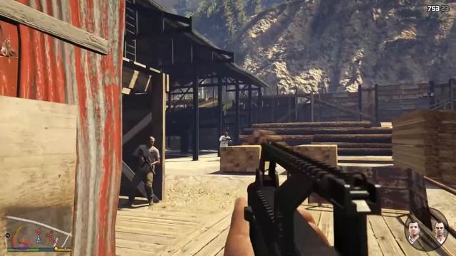 GTA V [Full Game Movie - All Cutscenes Longplay] Gameplay Walkthrough No Commentary Part 5 [PC 1080