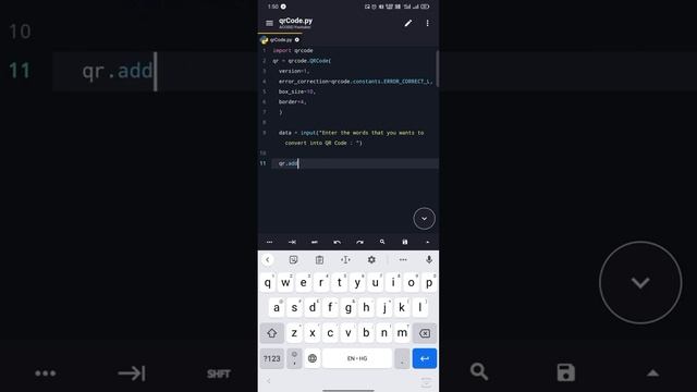 Generate QR Codes on Your Mobile Device with Python: A Beginner's Guide @CodeWithAdityaKumar смотреть онлайн