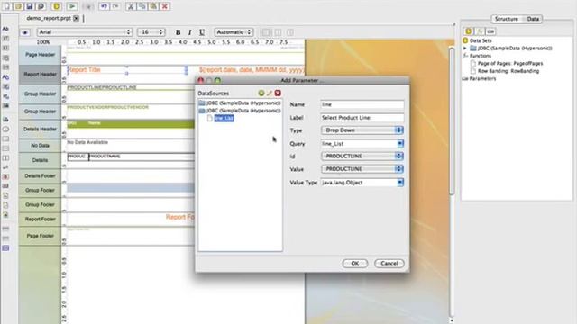 Pentaho Report Designer v3 5 2 Creating a Parameterized Report смотреть онлайн