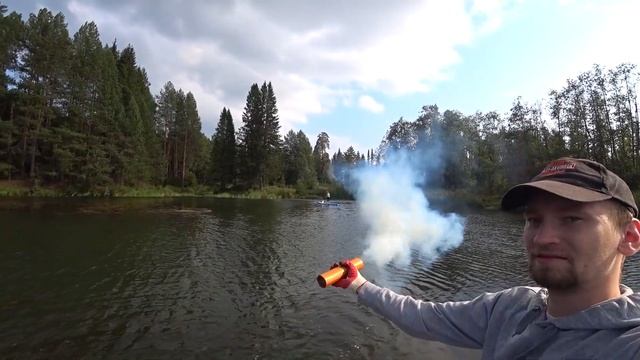 Отдыхаем на заброшенной базе отдыха в Удмуртии | Лодка, плот, сапсёрф | Запускаем дым смотреть онлайн