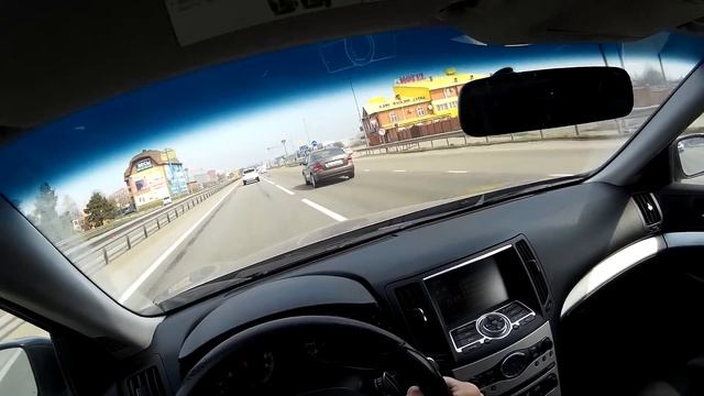 Test Sjcam Sj4000 wifi (Infiniti G35S V36 AT5) смотреть онлайн