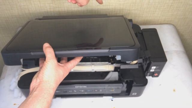 Отмываю EPSON L355 смотреть онлайн