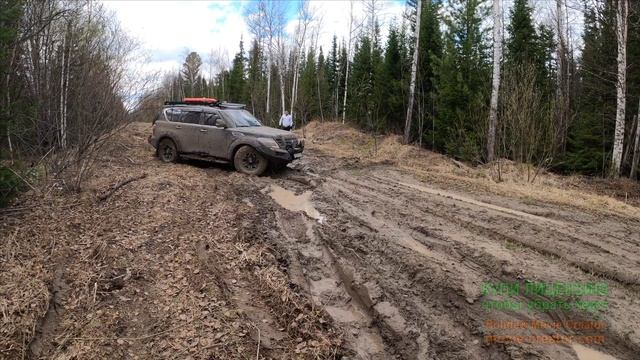Nissan Patrol Y62 - Off Road - Выходим из колеи смотреть онлайн