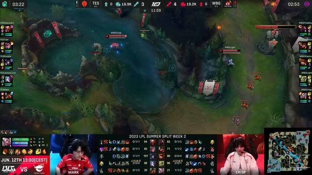 TES vs WBG - Game 3 | Week 2 Day 7 LPL Summer 2023 | Top Esports vs Weibo Gaming G3 смотреть онлайн