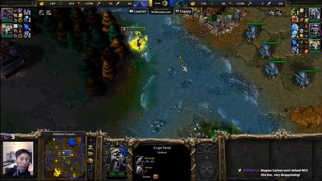 Happy (UD) vs LawLiet (NE)- WarCraft 3 - Gold Highlight - Recommended - WC3485 смотреть онлайн