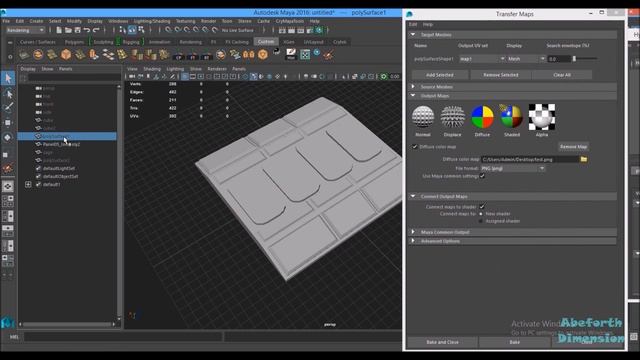 Baking Color ID Map in Maya смотреть онлайн