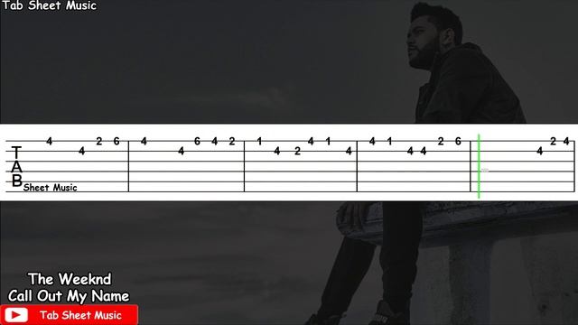 The Weeknd - Call Out My Name (Табулатура) Guitar Tutorial смотреть онлайн