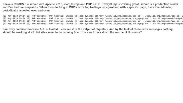 DevOps & SysAdmins: PHP unable to load dynamic library... but it is loaded. WTF? смотреть онлайн